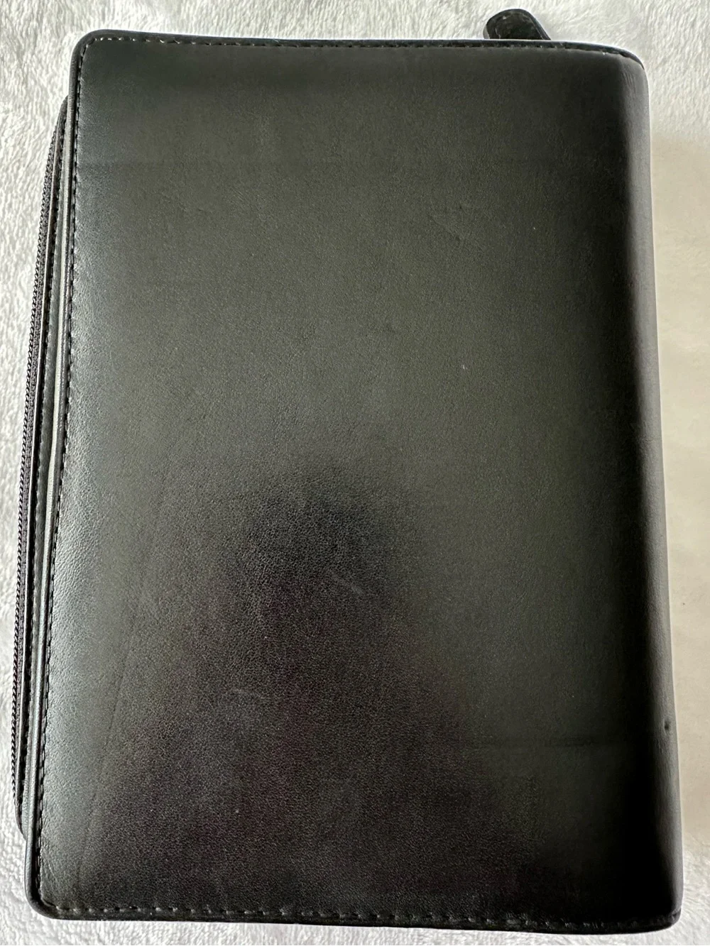 Filofax RARE Durham Black Deluxe Leather Personal Organizer